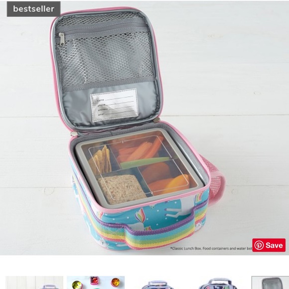 Pottery barn mernaid backpack and lunbox - Picture 9 of 12